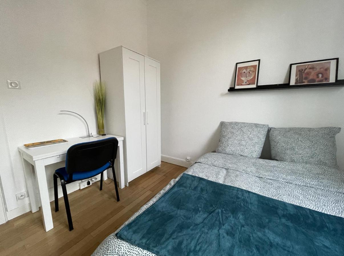 Chambres Privees -Private Room- Dans Un Spacieux Appartement - 100M2 Centre Proche Gare Mulhouse Luaran gambar