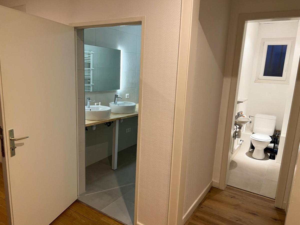 Chambres Privees -Private Room- Dans Un Spacieux Appartement - 100M2 Centre Proche Gare Mulhouse Luaran gambar